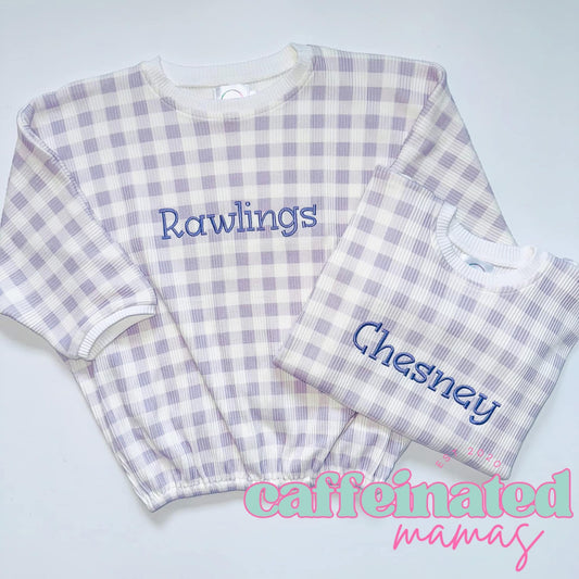 Lavender Gingham