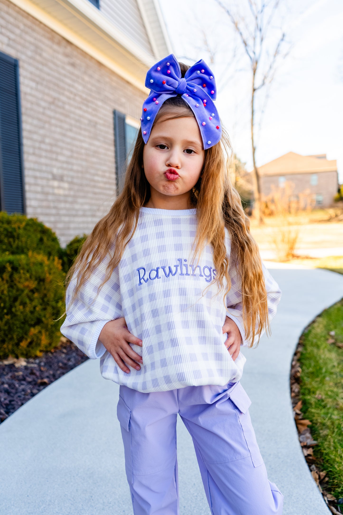 Lavender Gingham